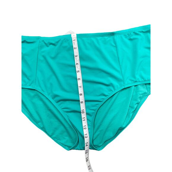Kenneth Cole Reaction Green Bikini Bottom 3X - Picture 8 of 14
